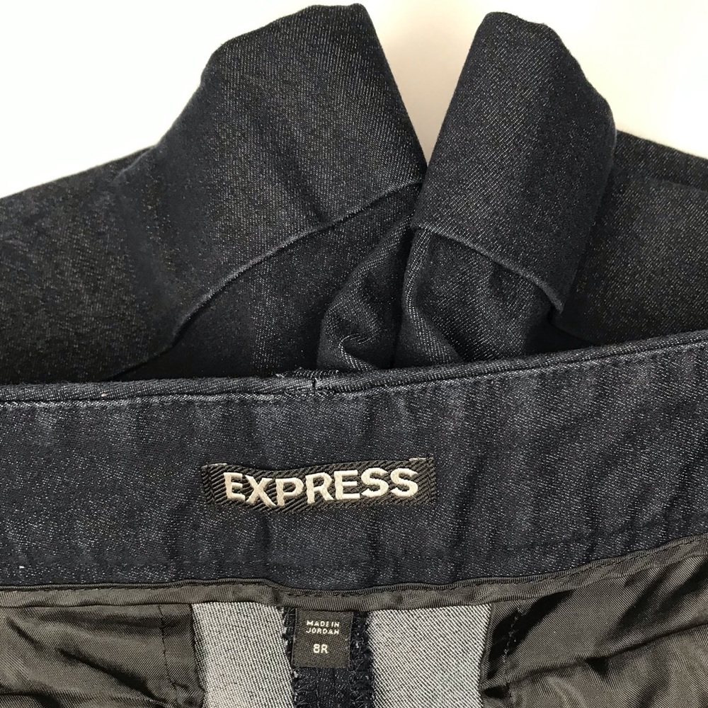 Express High-Rise 69% Cotton Women’s Jean Shorts 8 - Picture 12 of 16